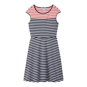Draper James Striped A-Line Ponte Dress. Size XS.